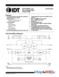 Datasheet IDT70V05L-35 manufacturer IDT