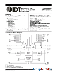 Datasheet IDT70V34 manufacturer IDT