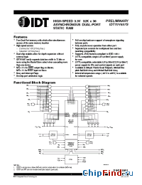Datasheet IDT70V657S10BC8 manufacturer IDT