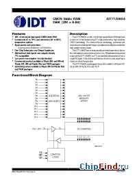 Datasheet IDT71256SA-12 manufacturer IDT