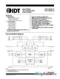 Datasheet IDT7130LA35PI manufacturer IDT