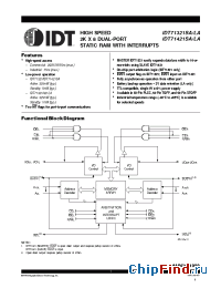 Datasheet IDT71321L55TF manufacturer IDT