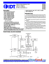 Datasheet IDT7204L50XEB manufacturer IDT