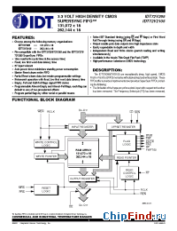 Datasheet IDT72V2105-10 manufacturer IDT
