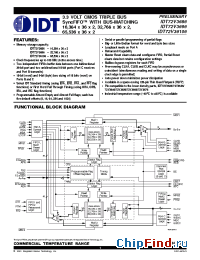 Datasheet IDT72V3656L-10 manufacturer IDT