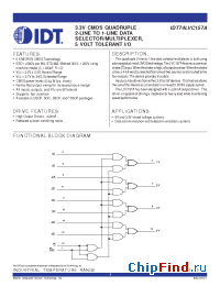Datasheet IDT74LVC157ADY manufacturer IDT