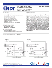 Datasheet IDT74LVC16646CPA manufacturer IDT