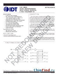 Datasheet IDT74LVC241A manufacturer IDT