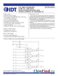 Datasheet IDT74LVC257A manufacturer IDT