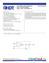 Datasheet IDT74LVC377APG manufacturer IDT