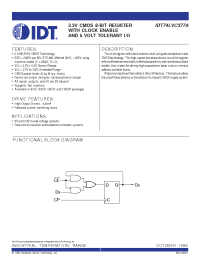 Datasheet IDT74LVC377APY manufacturer IDT