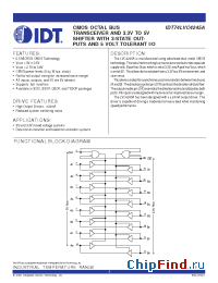 Datasheet IDT74LVC4245APG manufacturer IDT