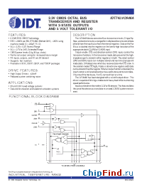 Datasheet IDT74LVC646A manufacturer IDT