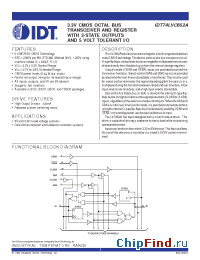 Datasheet IDT74LVC652A manufacturer IDT