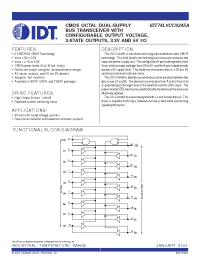 Datasheet IDT74LVCC4245 manufacturer IDT