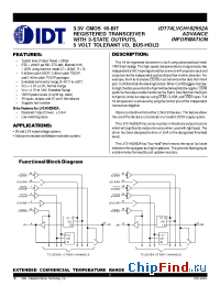 Datasheet IDT74LVCH162952A manufacturer IDT