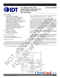 Datasheet IDT74LVCH646 manufacturer IDT