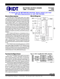 Datasheet IDT75K62100 manufacturer IDT