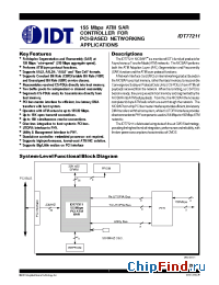 Datasheet IDT77211L-155 manufacturer IDT