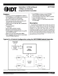 Datasheet IDT77V500 manufacturer IDT