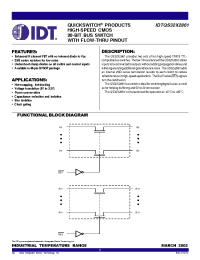 Datasheet IDTQS32X2861 manufacturer IDT