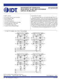 Datasheet IDTQS34X383Q3 manufacturer IDT