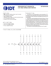 Datasheet IDTQS3V245SO manufacturer IDT