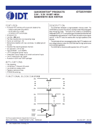 Datasheet IDTQS3VH384PA manufacturer IDT
