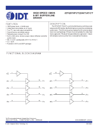 Datasheet IDTQS74FCT2244 manufacturer IDT