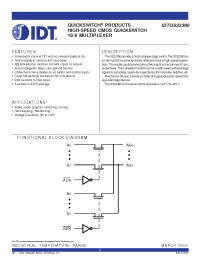 Datasheet IDTQSQ32390 manufacturer IDT