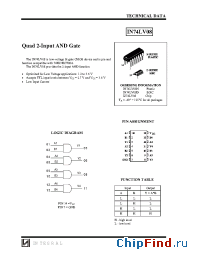 Datasheet IN74LV08N manufacturer IK Semi.