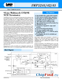 Datasheet IMP5241/43 manufacturer IMP