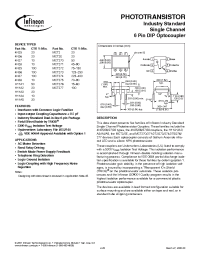 Datasheet 4N27 manufacturer Infineon
