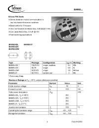 Datasheet BAR65-02V manufacturer Infineon