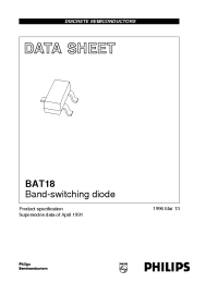 Datasheet BAT18/T1 manufacturer Infineon