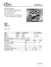Datasheet BB689-02V manufacturer Infineon