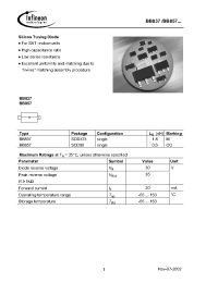 Datasheet BB837 manufacturer Infineon
