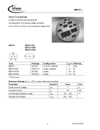 Datasheet BBY51-02L manufacturer Infineon