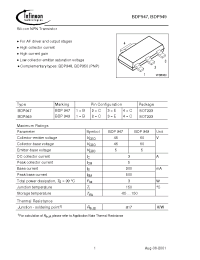 Datasheet BDP947 manufacturer Infineon