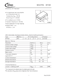 Datasheet BFP520E6327 manufacturer Infineon