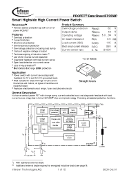 Datasheet BTS550P manufacturer Infineon