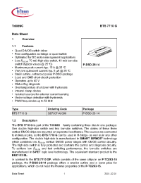 Datasheet BTS7710G manufacturer Infineon