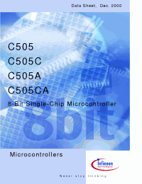 Datasheet C505A-L manufacturer Infineon