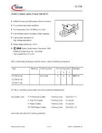 Datasheet CLY38-00 manufacturer Infineon