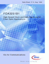 Datasheet FOA3251B1 manufacturer Infineon