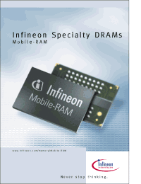 Datasheet HYB18L128160BF-7.5 manufacturer Infineon