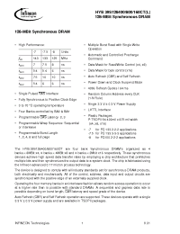 Datasheet HYB39S128160CTL-7.5 manufacturer Infineon
