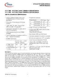 Datasheet HYS64/72V32220GU manufacturer Infineon