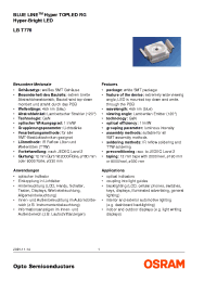 Datasheet LBT776-K2M1-1 manufacturer Infineon