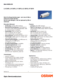 Datasheet LGC870-J2K2-1 manufacturer Infineon